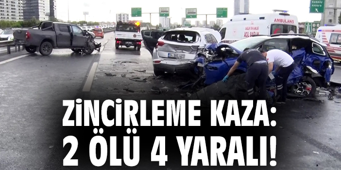 Bağcılar’da Zincirleme Kaza: 2 Ölü, 4 Yaralı