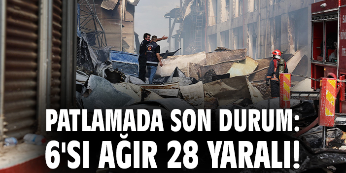 Oba Makarna Fabrikasında Patlama: 28 Yaralı!