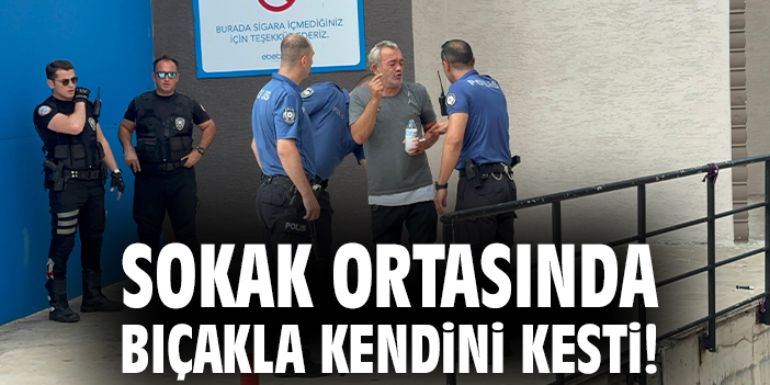 Kolonya ve Bıçakla İntihar Tehdidi: Polis İkna Etti