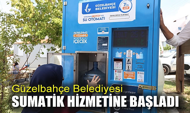 Güzelbahçe’de Sumatik ile Su Hizmeti Başladı!