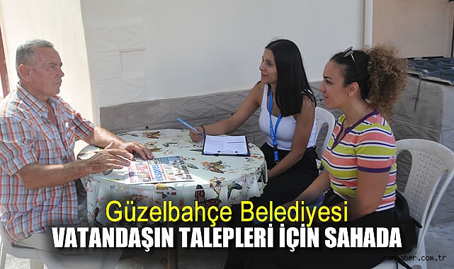 Güzelbahçe’de Vatandaşın Sesi Dinleniyor!