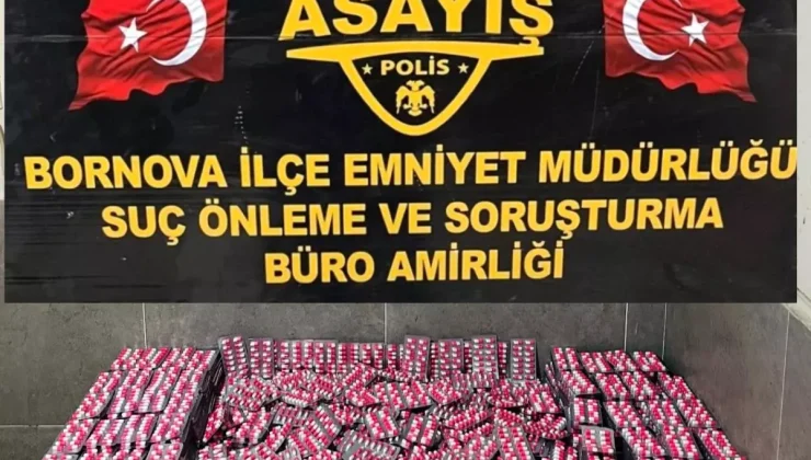 İzmir’de Uyuşturucu Operasyonu: 10 Bin Hap Ele Geçirildi!