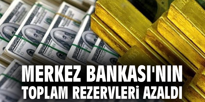 Merkez Bankası rezervleri 1 milyar dolar eridi!