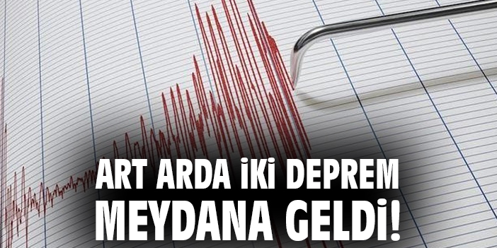Çorum’da Bayat’ta İki Deprem Meydana Geldi!