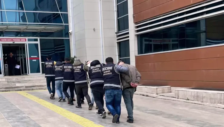 Ödemiş’te Suç Örgütüne Büyük Darbe: 8 Gözaltı