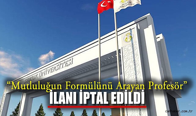 Mutluluğun Formülü İçin Profesör İlanı İptal!