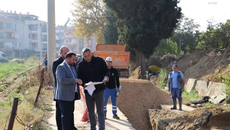 Ödemiş’te Yağmur Suyu Çalışmaları Başlıyor!