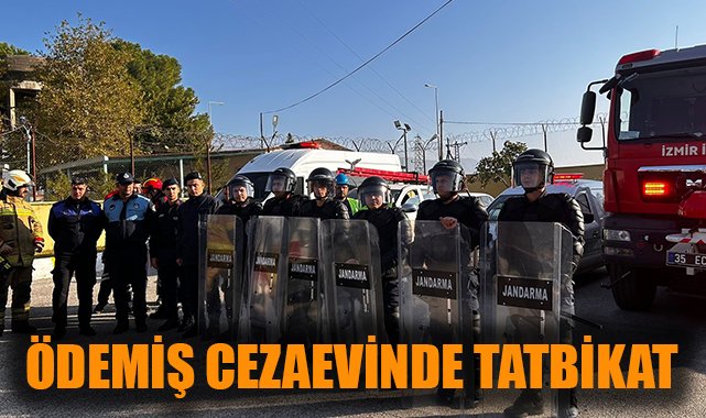 Cezaevinde Yangın ve İsyan Tatbikatı Gerçekleşti!