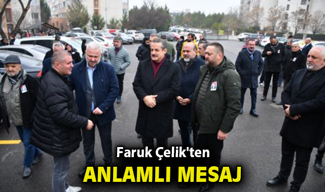 Faruk Çelik, Hatice Ünal’ın Cenaze Törenine Katıldı