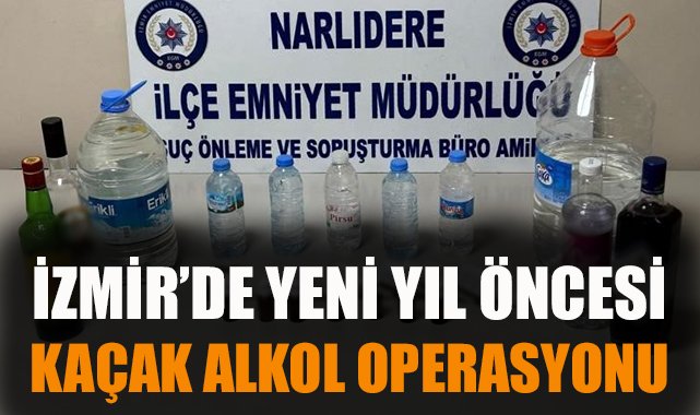 Narlıdere’de Kaçak Alkole Baskın: Çok Sayıda Ele Geçirildi!
