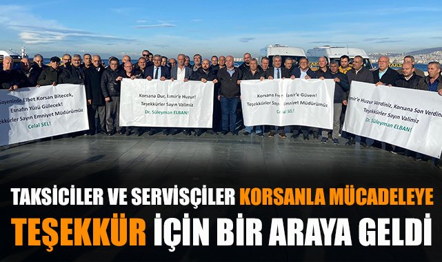 İzmir’de Taksiciler Korsan Taşımacılığa Karşı Birleşti!