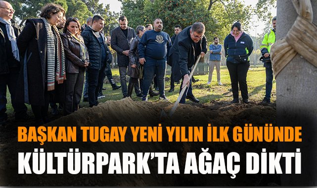 Kültürpark’a 8 Yeni Ağaç, Yeşil Doku Zenginleşiyor!
