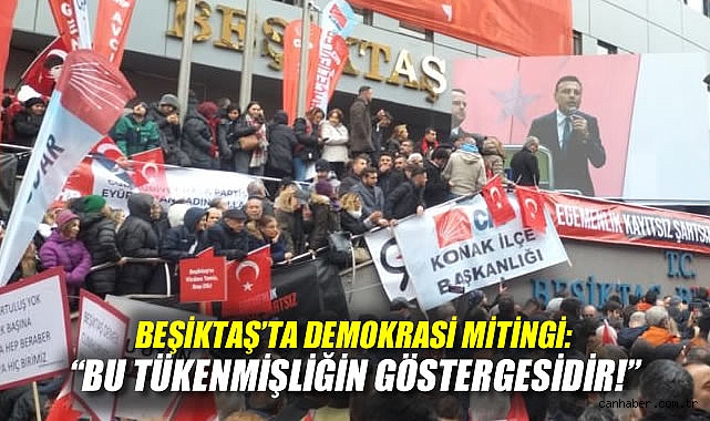 CHP’li Belediyelere İtibar Suikastı Protesto Edildi!