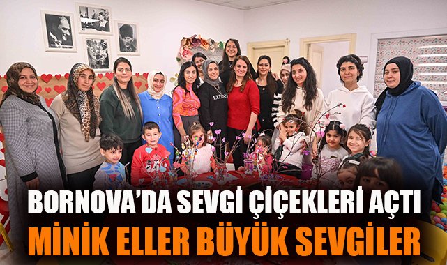 Minikler Sevgiyi Çiçeklerle Büyüttü!