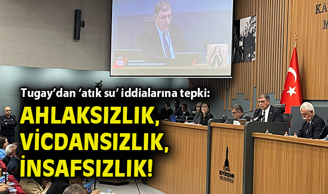 İzmir’de Su Deşarjı Tartışması Meclisi Gündeminde!