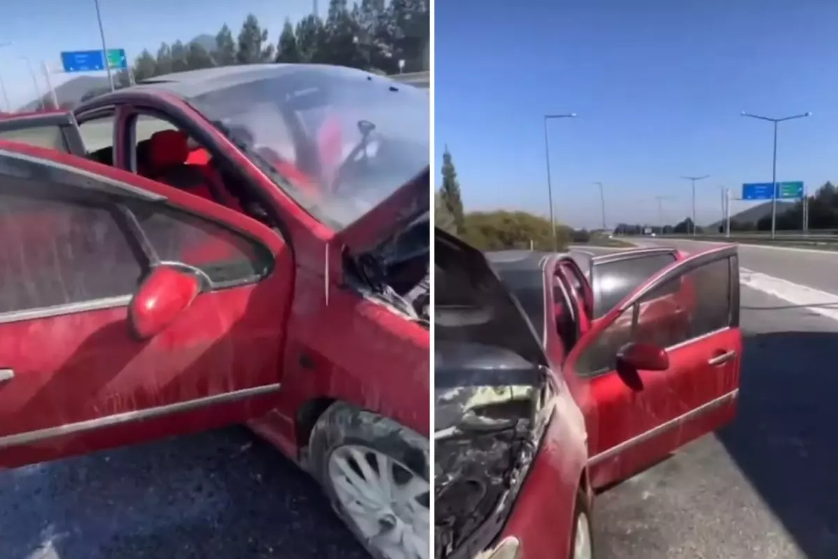 Menemen’de İkinci El Araç Yangını Şok Etti!