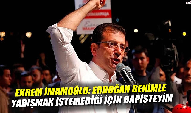 İmamoğlu: ‘Erdoğan ile yarışmaktan korkuyor’