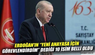 Yeni Anayasa İçin Ekibin İsimleri Belli Oldu!