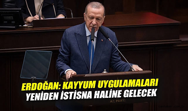 Erdoğan: Kayyum Uygulamaları Yeniden Gelebilir