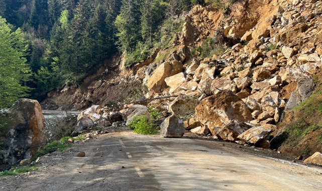 Giresun’da Heyelan: Yol Çalışmaları Başladı!