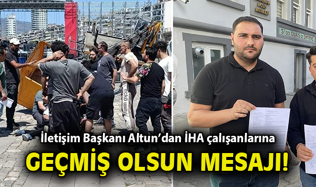 İletişim Başkanı’ndan İHA Çalışanlarına Destek!