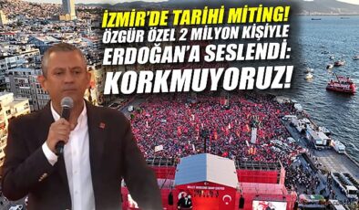 İzmir’de 2 Milyon Gençten ‘Korkmuyoruz’ Mesajı!