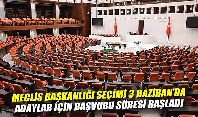 TBMM Başkanlığı için Adaylık Süresi Başladı