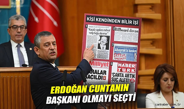 Özgür Özel: ‘Erdoğan cunta başkanlığına soyundu’
