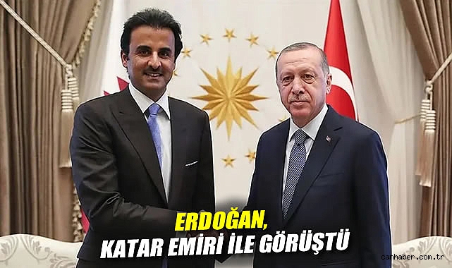 Erdoğan, Katar Emiri ile Tel Aviv’le Gerilimi Görüştü