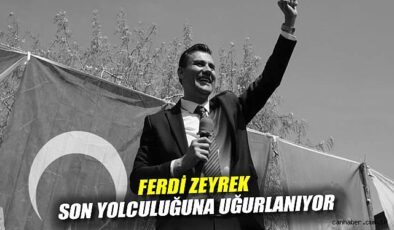 Manisa’da Ferdi Zeyrek’e Veda Töreni Düzenlendi