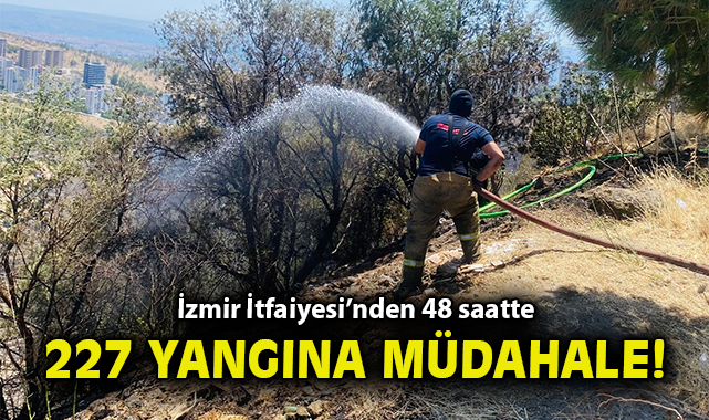 İzmir’de Yangınlar Artıyor, İtfaiye Seferber Oldu!