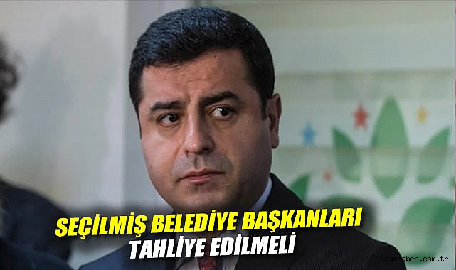 Demirtaş: Seçilmiş Başkanlar Tutuksuz Yargılanmalı!