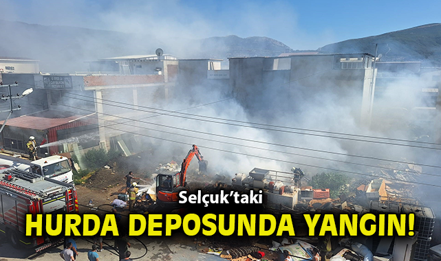 Hurda Deposunda Yangın: İtfaiye Zamanında Müdahale!