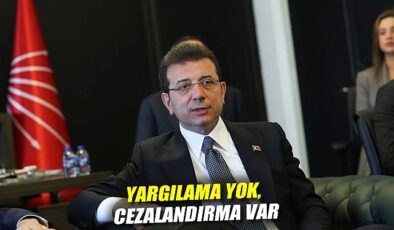 İmamoğlu: ‘Siyasi yasak ve ceza siyasetti’