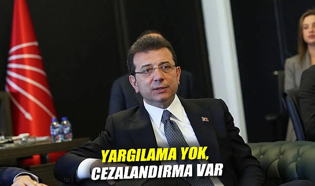 İmamoğlu: ‘Siyasi yasak ve ceza siyasetti’