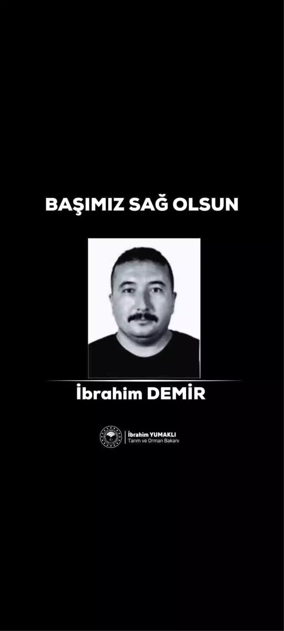 Şehit Orman İşçisi İbrahim Demir’e Veda