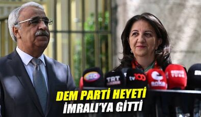 DEM Parti Heyeti İmralı’da Öcalan ile Görüşüyor