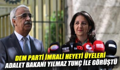 DEM Parti’den Adalet Bakanı ile önemli görüşme