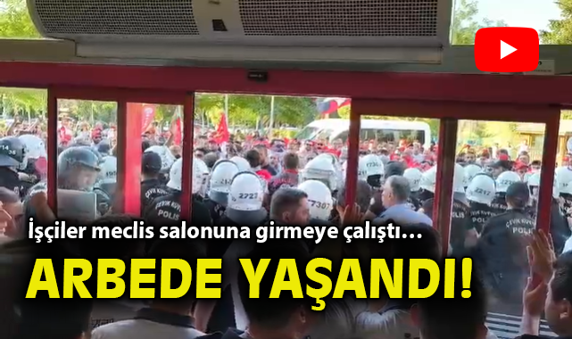 İzmir’de İşçi Eylemi: Meclis Girişi Karıştı!