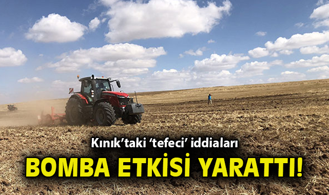 Kınık’ta Çiftçiler Tefecilerin Tuzağına Düşüyor!