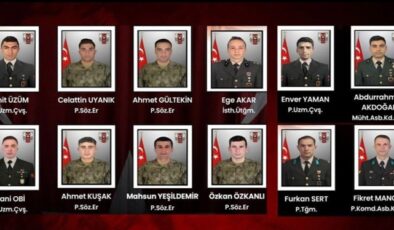 Pençe-Kilit’te Şehitler İçin MSB’den Açıklama
