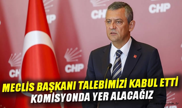 Özgür Özel’den TBMM Komisyonu ve AK Toroslar Açıklaması