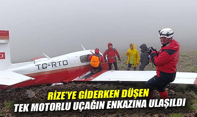 Sivrihisar’dan Rize’ye giden uçak düştü: Pilot öldü!