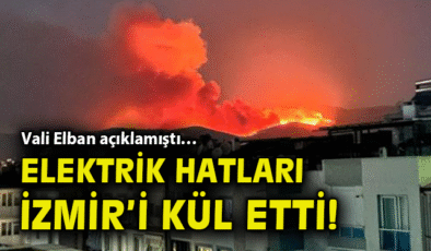 İzmir Yangınlarının Nedeni Elektrik Hatları mı?