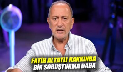 Fatih Altaylı’ya Yanıltıcı Bilgi İçin Soruşturma!
