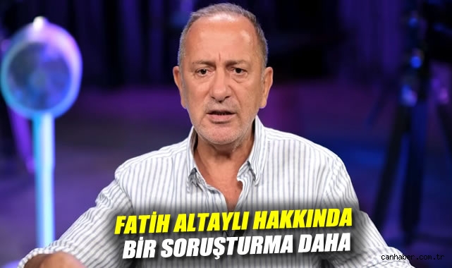 Fatih Altaylı’ya Yanıltıcı Bilgi İçin Soruşturma!