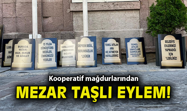 İzmir’de Kentsel Dönüşümde Mağduriyet Protestosu