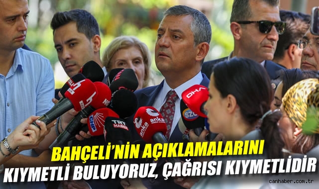 Özgür Özel’den Bahçeli’ye Destek Mesajı