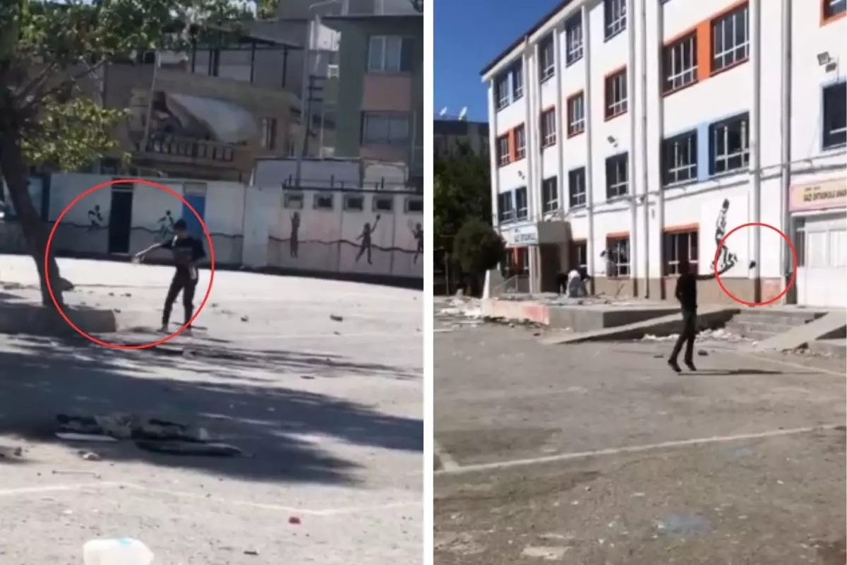 İzmir’de Okul Taşlama Skandalı!