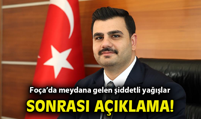 Foça’da Yağış Sonrası Yaralar Sarılıyor!